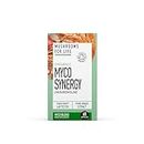 Organic Myco Synergy Mushroom Super Blend (6 Mushroom Blend)| 60 Caps or 60g Powder - Mushroom Superfood Supplement - Pure Grade Extracts, No Binders (60 Caps)