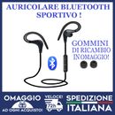 Auricolari Bluetooth Sport Con Microfono Con gommini di ricambio universale 🇮🇹
