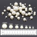 Imitation Pearl Beads Rivets Clothing Plastic Studs Crafts Garments Accessories