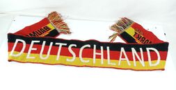 CLASSIC DEUTSCHLAND GERMANY NATIONAL TEAM FOOTBALL SUPPORTERS FAN SCARF BAUMARKT