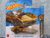 H3G 139 1968 Corvette gasolina mono garaje dorado Hot Wheels 2023 139/250 estuche G