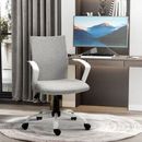 Silla de oficina ajustable giratoria oficina flexible gris/blanca PC sillas de escritorio