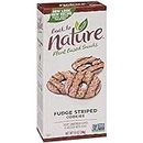 Back to Nature Fudge Striped Shortbread Cookies - Vegan, Non-GMO, Made with Wheat Flour, Delicious & Quality Snacks, 8.5 Ounce