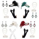 1920s Vintage Cosplay GatsbyParty Costume Accessories Set Headpiece for Women