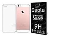 Saola 9H BACK Protector For Apple Iphone 5 / 5s (Not Glass, It?s a Flexible Protector) .Comes with One Minute Installation Kit & Wipes.