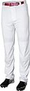 Rawlings Boys Solid Youth Semi-Relaxed Pants, Large, White, White, Large US