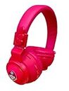 ONOTIC Latest Trendy Stylish Unicorn Horn & Sequence On-Ear Bluetooth Headphone Earphone Wireless with AUX Option, SD Card Slot for Kids (Red M)