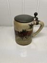 CSL29 Budweiser Holiday Stein With Hammered Lid