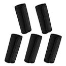 ELECTROPRIME 5 Pcs Clearance Luggage Handle Comfort Wraps/Cover Identifier Tags-Black