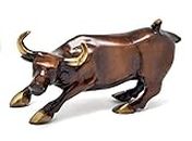 ESPLANADE Brass Charging Bull Wall Street Bowling Green Bull - 5 Inches
