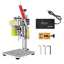iklestar Mini Drill Press Bench, 7-Speed Precision Benchtop Drilling Machine Electric Bench Drill Press Stand Compact Portable Drill Press Workbench Multifunction for DIY Metal, Wood, Crafts CNC