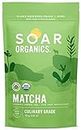 Soar Organics - Culinary Grade Matcha Green Tea Powder - Authentic Japanese Origin - For Lattes, Smoothies & Baking (100g)