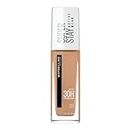 Maybelline New York Super Stay Full Coverage Active Wear Liquid Foundation For All Skin Types, Matte Finish With 30 Hr Wear, Transfer Proof, 310, Sun Beige, 30Ml, Pack Of 1