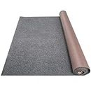 VEVOR Grey Marine Carpet 6x23ft Boat Carpet Rugs Indoor Outdoor Rugs for Patio Deck Anti-Slide TPR Water-Proof Back Cut Outdoor Marine Carpeting Easy Clean Outdoor Carpet Roll Entryway Porch Heavy