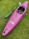 Kayak and paddle suitable for kids and young adults