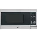 GE JEM3072SHSS Microwave Oven Cubic Feet Capacity, 700 Watts | Kitchen Essentials for The Countertop, 0.7 Cu Ft, Stainless Steel