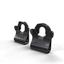 D'Addario Dual-Lock Guitar Strap Lock - Guitar Strap Locks Set - Protect Your Instrument with No Modifications or Hardware - Secures Cables - Easy to Attach - 1 Pair,Black