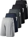 MLYENX Men's Workout Shorts Gym Athletic Running Shorts for Men with Pockets