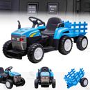 New Holland 12V Battery-Powered Tractor Ride-On Toy for Kids, Adventure Play