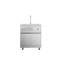 Thor Kitchen 32" Stainless Steel Free Standing Modular Kitchen Package Outdoor Sink Cabinet in Gray | 38 H x 32 W x 25 D in | Wayfair MK01SS304
