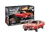 Revell 1:24 Scale Diamonds are Forever Ford Mustang Model Car, Red
