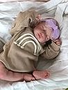 Pinky Reborn Reborn Baby Dolls, 20 Inch Realistic Sleeping Doll Silicone Reborn Toddler Doll Weighted Handmade Doll Gift Set…