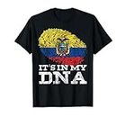 It's In My DNA Ecuadorian Hispanic Gifts Cool Ecuador Flag T-Shirt
