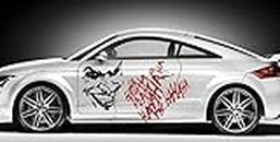 Finest Folia Joker KX011 KX029 - Adesivo per auto con scritta Hahahaha