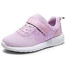 Harvest Land Kids Running Tennis Shoes Breathable Athletic Lightweight Non-Slip Walking Sport Sneakers for Girls and Boys, Purple, 10 Toddler