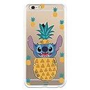 Official Lilo & Stitch Stitch Pineapple iPhone 6 Plus Case - 6S Plus - Flexible Silicone Case with Official Disney License