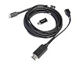 Cirago MHL to HDMI Active Cable with HDTV MHL Adapter Converter (MHLCBL10ADPT)
