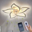 Ventilador De Techo Con Lampara Luz Luces y Control Remoto para Dormitorio Sala