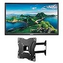 Vizio 24-Inch Class LED 720p Smart HDTV Compatible with Netflix, Disney+, YouTube, Apple TV, Works with Siri, Alexa and Google Assistant + Wall Mount Included - D24H-G9 (Renewed)