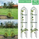 1.9m Garden Obelisk Outdoor Trellis Climbing Plants & Roses Steel Support Frame