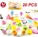 20PCS 4-7CM Squishy Stress Toys Cute Squishies Squeeze Soft Jumbo Mini Gift Pack