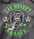 Officially Licensed Gas Monkey Garage - Green Logo Epic Hoodie Size Small S