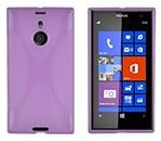 Cadorabo Case Compatible with Nokia Lumia 1020 in Pastel Purple - Shockproof and Scratch Resistant TPU Silicone Cover - Ultra Slim Protective Gel Shell Bumper Back Skin