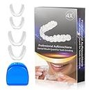 Ursoulney Mouth Guard for Grinding Teeth, Mouth Guard for Sleeping at Night, BPA Free New Upgraded Dental Night Guard, Reusable Mouth Guards for Clenching Teeth at Night （4 PCS）