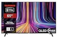 Telefunken 65 Zoll QLED Fernseher/TiVo Smart TV (4K UHD, HDR Dolby Vision, Dolby Atmos, HD+ 6 Monate inkl., Triple-Tuner) QU65TO750S