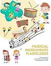 Musical Instruments Flashcards vocabulary for Kids : Flashcards of Musical Instruments for Kids and Preschools for Learning & Skill Development