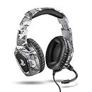 Trust Gaming GXT 488 Forze-G [Officially Licensed for PlayStation] Gaming Headset for PS4 and PS5 with Flexible Microphone and Inline Remote Control, Over Ear Gaming Headphones - Grey