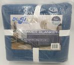 NEW My Pillow Gossamer Blanket King - Blue/Ligth Blue
