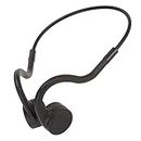 Open Ear Bone Conduction Headphones, Wireless BT 5.0 Earphones with Built in Mic,IPX8 Waterproof Sports Headset, for Running Cycling Climbing Driving