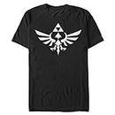 Nintendo Men's Triumphant Triforce T-Shirt, Black, Small