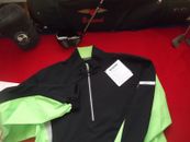 FootJoy DryJoys Hydrolite Golf Rain Shirt SMALL 23744 Black Green - TOP QUALITY