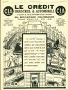 Publicité ancienne le crédit industriel & automobile 1925 issue de magazine