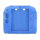 OSTENT Custodia morbida in silicone con protezione completa Custodia in gel compatibile con console Nintendo 2DS - colore blu