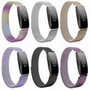 Für Fitbit Inspire / HR / 2 Milanese Edelstahl Magnetband Uhrenarmband