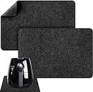 GREENSHEEP Heat Resistant Felt Mixer Mover Mat for Air Fryer with Kitchen Countertop Protector, Appliance Slider Mat for Air Fryer, Coffee Maker, Blender and More, Pack of 2 (Dark Grey)