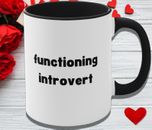 Wellness Coffee Cup Functioning Introvert Coffee Mug Mental Health Valentines Da
